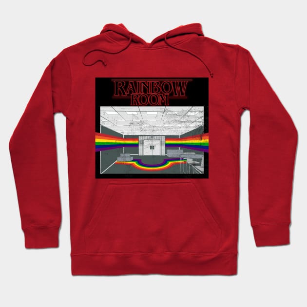 Spend some time in the Rainbow Room Hoodie by acurwin